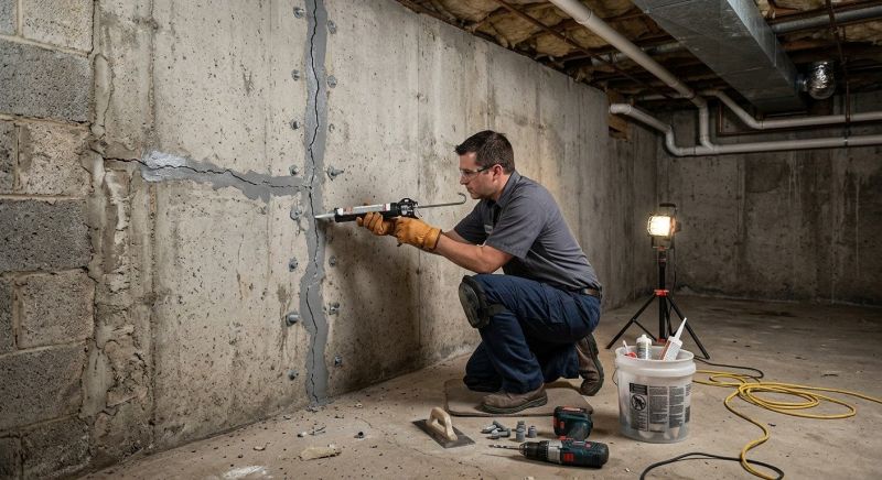 Basement Crack Repair in Camden, SC