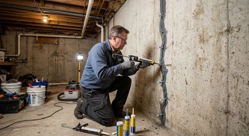 Basement Crack Repair in Camden, SC