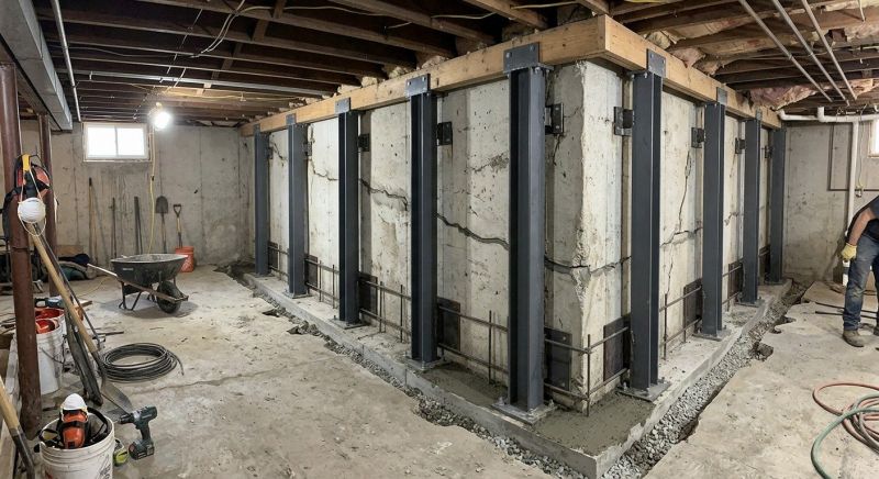 Basement Stabilization in Camden, SC