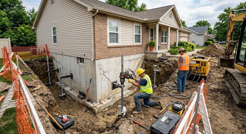 Building Foundation Repair in Blythewood, SC