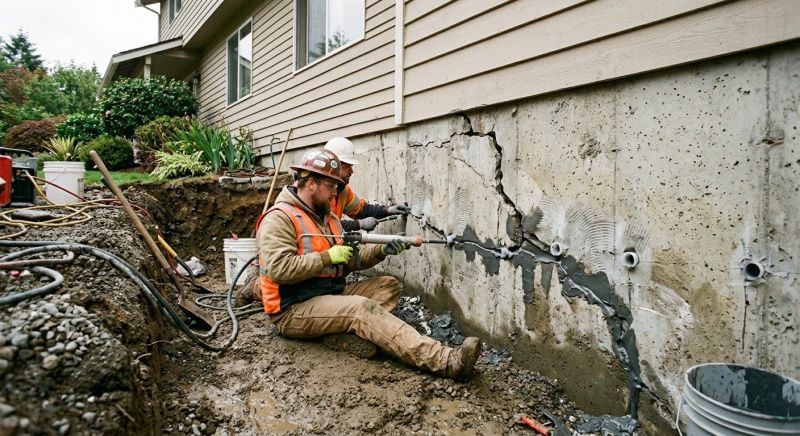 Cracked Foundation Repair in Blythewood, SC