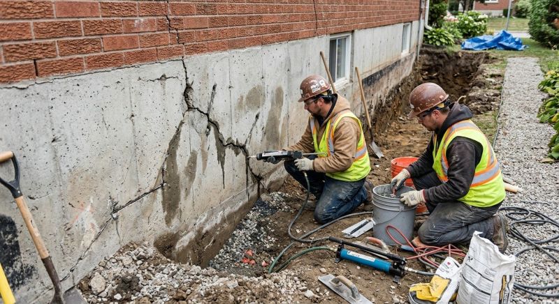 Cracked Foundation Repair in Elgin, SC