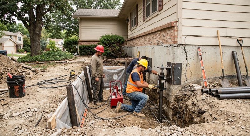Cracked Foundation Repair in Kershaw County, SC