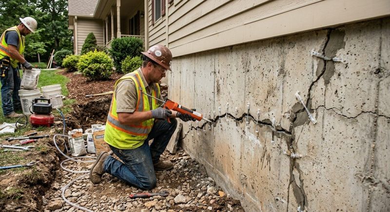 Cracked Foundation Repair in Camden, SC