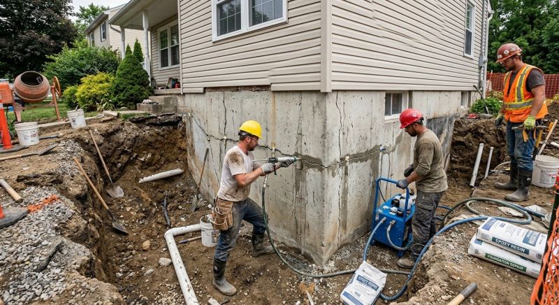 Cracked Foundation Repair in Lugoff, SC