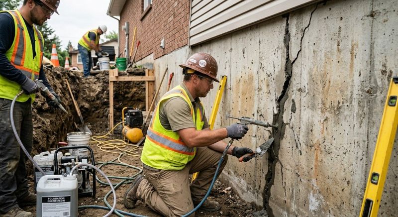 Cracked Foundation Repair in Lugoff, SC