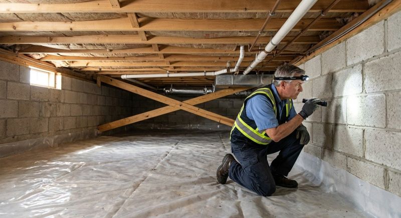 Crawl Space Leveling in Camden, SC