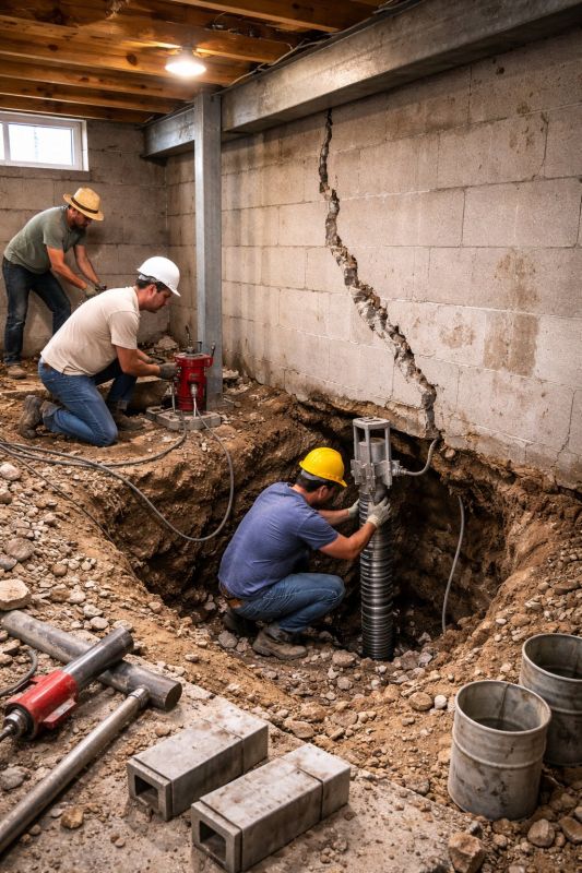 Crawlspace Structural Repair in Camden, SC