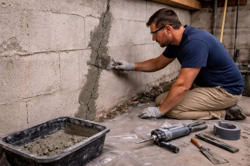 Foundation Crack Repair in Bishopville, SC