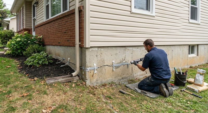 Foundation Crack Sealing in Camden, SC