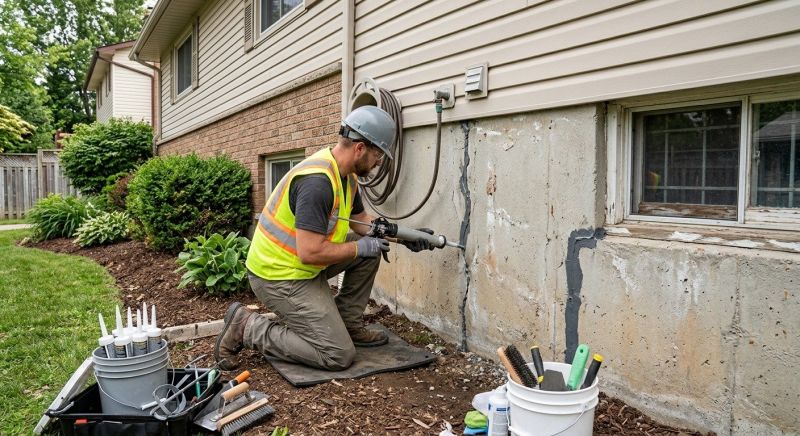 Foundation Crack Sealing in Camden, SC