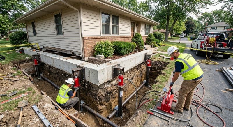 Foundation Jacking in Lugoff, SC