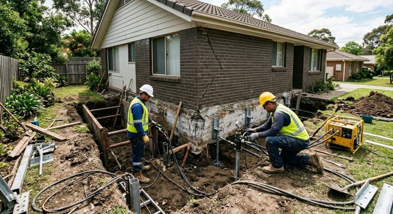 Foundation Stabilizing in Lugoff, SC