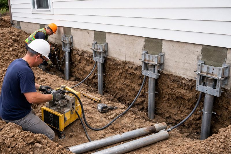 Helical Piers Installation in Camden, SC