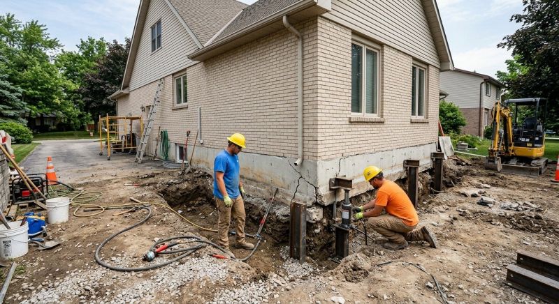 Helical Piers Installation in Camden, SC