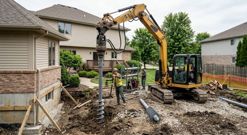 Helical Pile Installation in Camden, SC