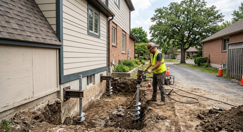 Helical Pile Installation in Camden, SC