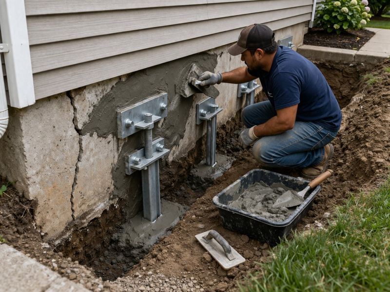 House Foundation Repair in Ridgeway, SC