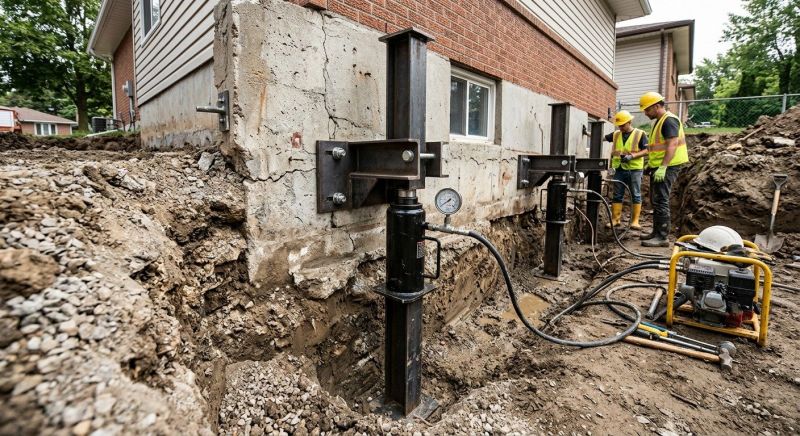 Sinking Foundation Lifting in Camden, SC