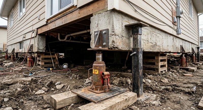 Sinking Foundation Lifting in Camden, SC