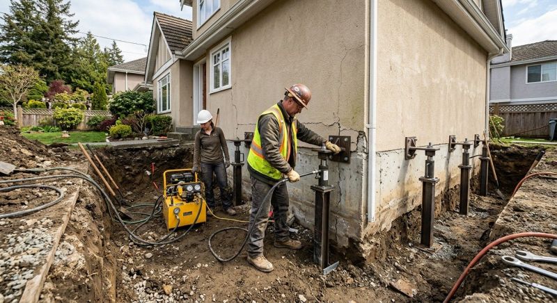 Sinking Foundation Repair in Elgin, SC