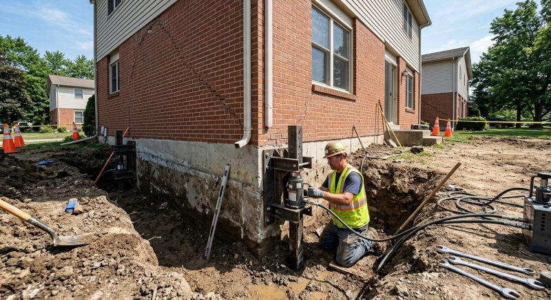 Sinking Foundation Repair in Camden, SC