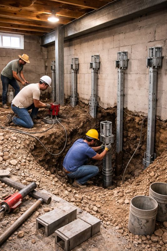 Structural Underpinning in Camden, SC